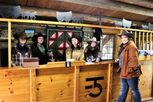 The Bar T 5 office staff