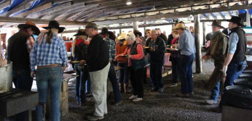 Serving Line At The Bar T 5 Chuck Wagon Dinner-2