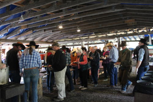Serving Line At The Bar T 5 Chuck Wagon Dinner