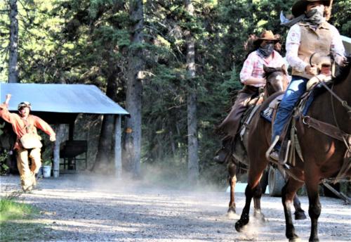 Buckskin Chasing The Outlaws Out Of Camp At The Bar T 5