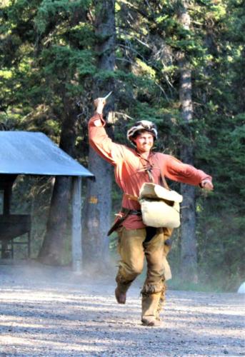 Buckskin Leaving Camp