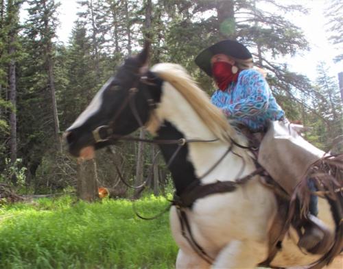 Outlaw At The Bar T 5 Covered Wagon Cookout & Show