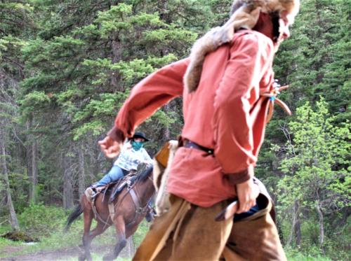 Buckskin Chasing Outlaws