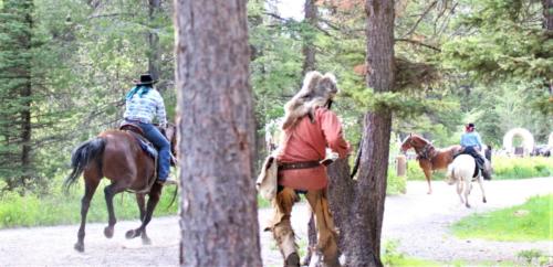 Buckskin Chasing The Outlaws Out Of Camp