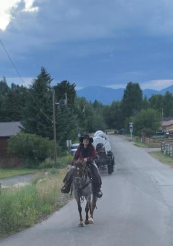 Leading The Wagons Up Cache Creek Canyon