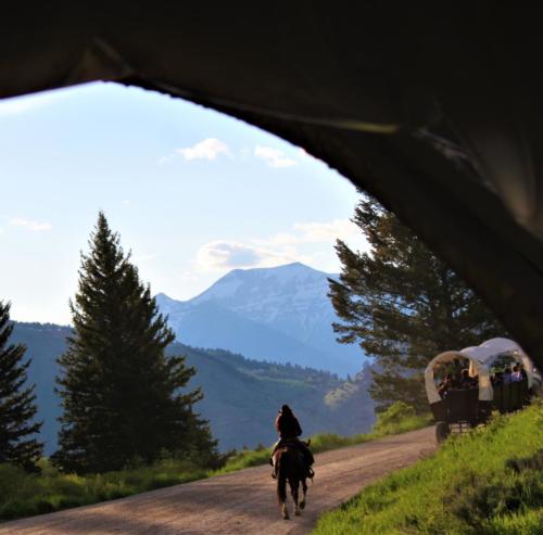 At The Back Of The Wagon Train