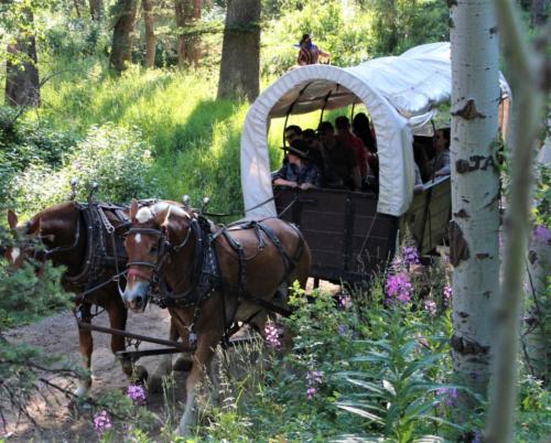 Link & Flash and Molly With An Outlaw In The Background