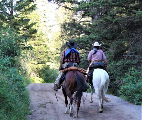 The Outlaws Riding Up The Trail