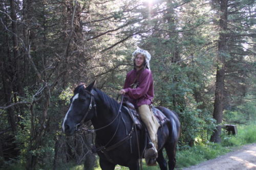 Buckskin and Blackie-Clint