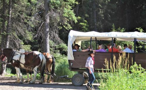 Rafe & Randy and Becca Parked At Camp